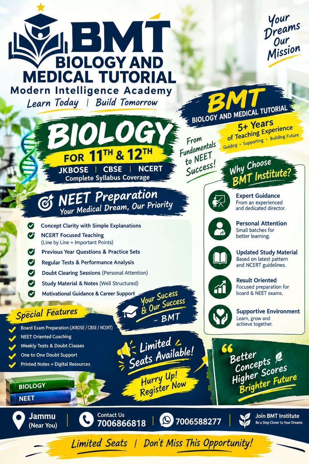 For 11 th and 12 th biology complete course 