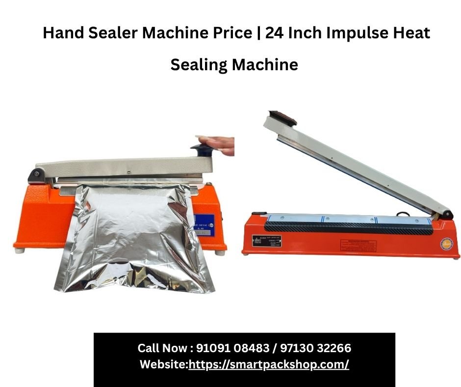 Hand Sealer Machine Price | 24 Inch Impulse Heat Sealing Machine - Tool Manufacturers in Indore