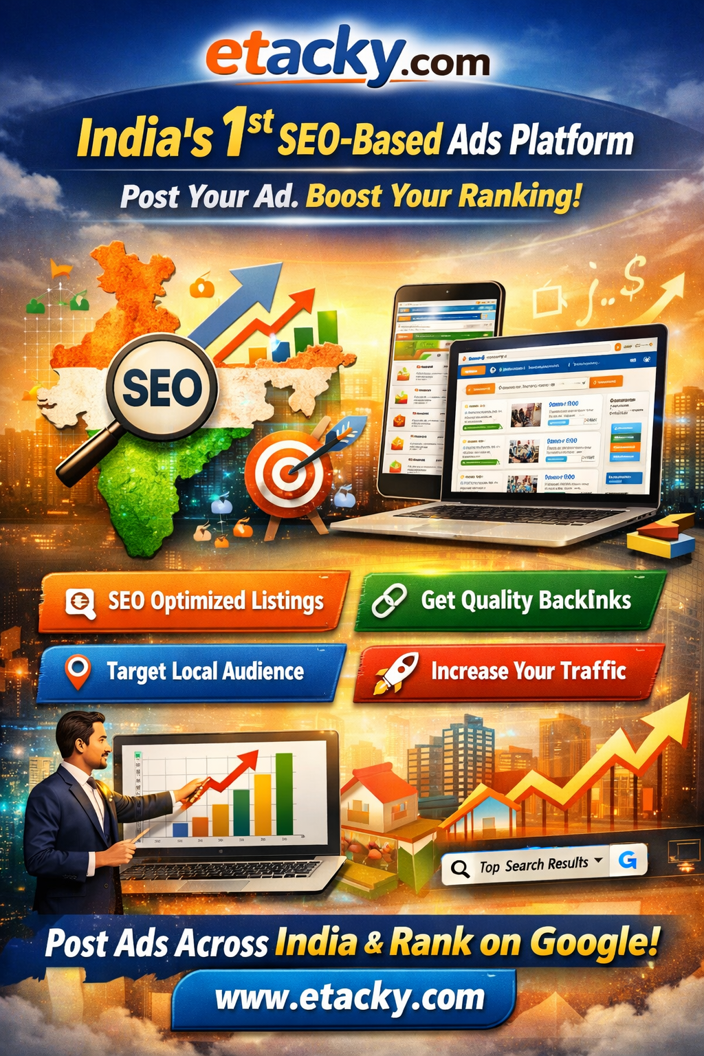 How SEO-Based Ads Can Increase Website Traffic Using Etacky.com